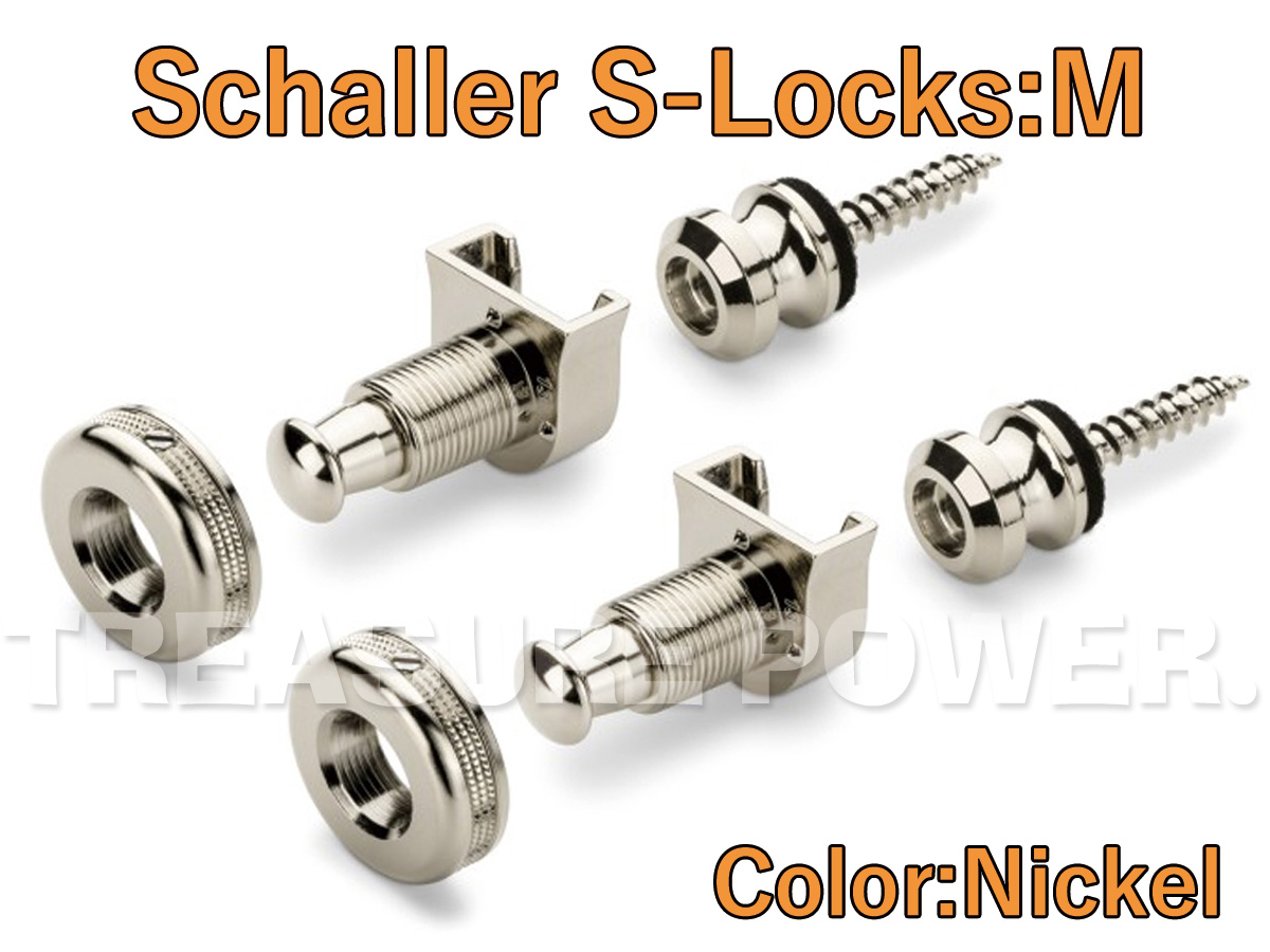 Schaller＊ シャーラー S-Locks M Nickel ストラップ ロックピン